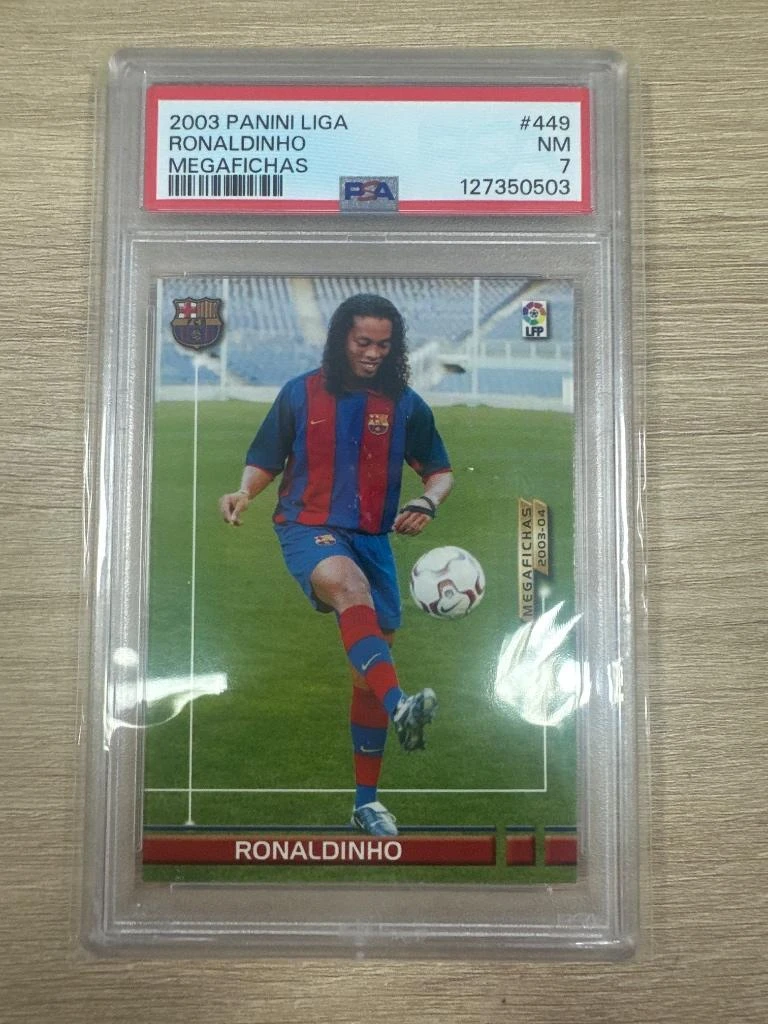 Cromo Ronaldinho de Panini